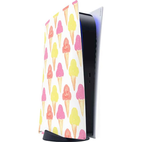 Bouffants and Broken Hearts Ice Cream PS5 Digital Edition Console Skin